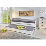 MID.YOU Mladinska Raztegljiva Postelja Lotar, Bela, 90-180x200 | Shoptok.si
