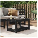  vrtni stol crni 82 5 x 50 5 x 45 cm od masivne borovine | shoptok.hr