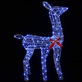  3D Božićni irvas LOVIISA 110 LED lampica Plava 70 x 26 x 100 cm | shoptok.hr