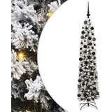 vidaXL Umestno božično drevo Zelena 180 cm PVC in Jeklo in Plastika | Shoptok.si