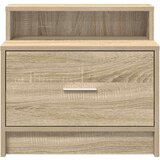 vidaXL Noćni ormarić s ladicom sonoma hrast 51x31x47 cm | shoptok.hr
