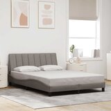  Okvir kreveta bez madraca Hanko smeđesivi 120 x 200 cm od tkanine | shoptok.hr