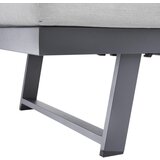 Bessagi Garden Vrtni Ležalnik / Klop Loan, Svetlo Siva, Z Mizico | Shoptok.si