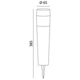  LED solarna lampa AURORA LED/1xAAA 4000K IP44 100 mAh | Eponuda.com