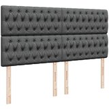 vidaXL Otomanski krevet s madracem i LED tamnosivi 160x200cm tkanine | shoptok.hr