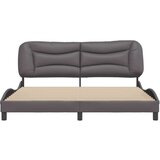  Posteljni okvir z vzglavjem siv 180x200 cm umetno usnje, (21081657) | Shoptok.si
