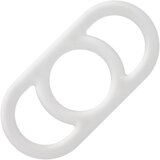 California Exotics Alpha Liquid Silicone Commander Ring White | shoptok.hr