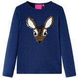  Dječja majica dugih rukava modra 128 | shoptok.hr