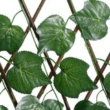  Proširiva rešetka od lažnog lišća grožđa zelena 5 kom 190x60 cm | shoptok.hr