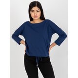 BASIC Feel Good Blouse-RV-BZ-4691.00X-navy blue | Shoptok.si