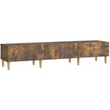 TV omarica Dimljen hrast 147 x 34,5 x 30 cm Inženirski les, (5000210527) | Shoptok.si