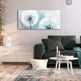  Slika - Fluffy Dandelions (1 Part) Blue Wide 100x45 | shoptok.hr