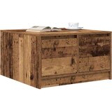 vidaXL stol za kavu s ladicama staro drvo 70,5x70x40 cm | shoptok.hr
