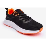Kesi Classic Men's Sport Shoes Lace-up Black-Orange Jasper
