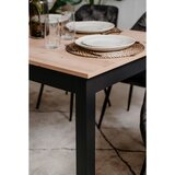 MID.YOU JEDILNA MIZA, črna, hrast artisan | Shoptok.si