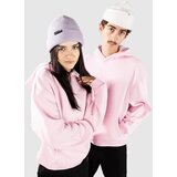 Urban Classics Fluffy Pulover s kapuco softpink Cene