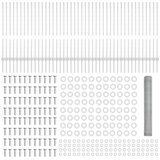  Zavarena žičana ograda 100 x 1 m (Š x V) Vruće pocinčani čelik | shoptok.hr