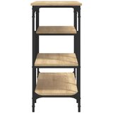  Konzolni stol s policama boja hrasta sonome 100x35x75 cm | Eponuda.com
