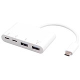 Estuff USB-C hub razdelilnik 2x USB-C 3.1, 2x USB-A 3.0, (5000117587) | Shoptok.si