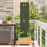 vidaXL Privatnost u vrtu Rezbarija Maslinovo zelena 32 x 140 cm | shoptok.hr