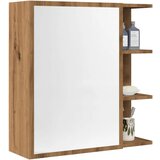 Maison Chic Kopalniška omarica - Kopalniški kabinet z ogledalom artisan hrast 62,5x20,5x64cm les, (21795045) | Shoptok.si