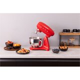 Smeg SMF05RDEU Kuhinjski mešalnik rdece barve v slogu 50-ih let, 1000 W, 4,8 in litrski mešalni lonec dodatki. | Shoptok.si