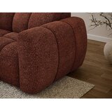 ELTAP Rdeča kotna sedežna garnitura iz tkanine bouclé (levi kot/z ležalnikom) Fanito – | Shoptok.si