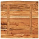 Stolna ploča 80x80x2 5 cm četvrtasta od bagrema sa živim rubom | shoptok.hr