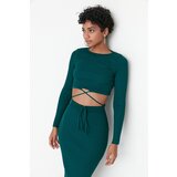 Trendyol Green Tie Detailed Knitwear Bottom-Top Set | ePonuda.com