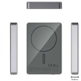 Puridea apollon power bank bezični 15W 10000 mah alu sivi u