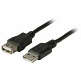 Efb Podaljšek USB A-A 0,5m črn dvojno oklopljen K5248SW.0,5 | Shoptok.si