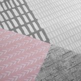 Catherine Lansfield Rožnata enojna posteljnina 135x200 cm Larsson Geo – | Shoptok.si