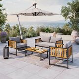 Beldano LOUNGE GARNITURA tkanina akacija masivno železo | Shoptok.si