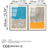 WALLXPERT dekorativna slika od kaljenog stakla (2 komada) uv 932 45 x 65 | ePonuda.com