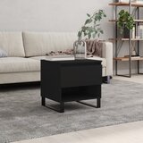  Stolić za kavu crni 50 x 46 x 50 cm od konstruiranog drva u