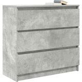  Komoda betonsko siva 80x35x76 cm inženirski les | Shoptok.si