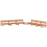  Vrtna dnevna garnitura 6 pcs Voskan Rjava Masivna borovina, (5000301194) | Shoptok.si