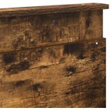  Konstrukcija postelje z vzglavjem Dimljeni oreh 200 x 200 cm, (5000104460) | Shoptok.si