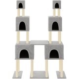  Penjalica za mačke sa stupovima za grebanje svjetlosiva 199 cm | shoptok.hr