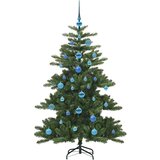 vidaXL Umjetno božićno drvce s nogom with LEDs s stalakom 150cm PVC | shoptok.hr
