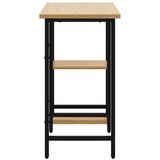  Stol za računalo crni i boja hrasta 80 x 40 x 72 cm MDF i metal | Eponuda.ba