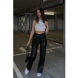 Madmext Mad Girls Black Leather Pants | Shoptok.si