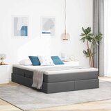  Krevet s madracem i skladištem Tamno siva 140 x 200 cm | shoptok.hr