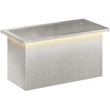 Vrtna posuda za sadnju s LED svjetlom Srebrna 30 x 60 x 30 cm - Nehrđajući čelik 30 x 60 x 30 cm 1 | shoptok.hr