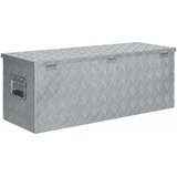 Aluminijska kutija 110,5 x 38,5 x 40 cm srebrna | shoptok.hr