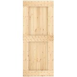 Vrata NARVIK Prirodna 85 x 210 cm Čvrsta borovina - Prirodna 85 x 210 cm Gladak dizajn | shoptok.hr