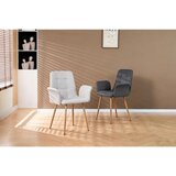 Stylife NASLANJAČ, kovina, tekstil naravne barve, temno siva | Shoptok.si