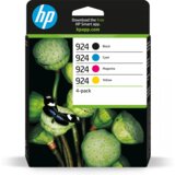 HP 924 4-Pack CMYK(4) Original Ink Cartridge spremnik s tintom 4 kom Standardni prinos Crno, Plavo, Magenta, Žuto Cijene
