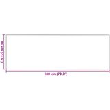  Otirač Smeđa i crna 60 x 180 cm 100% poliamid | shoptok.hr