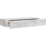  Zidna polica s ladicom siva boja betona 60 x 23,5 x 10 cm MDF | shoptok.hr
